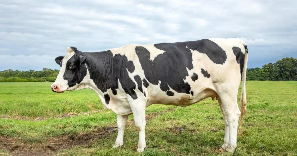 Black Holstein Friesian Cow