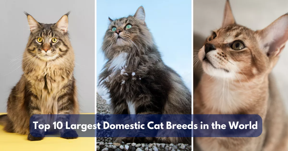 Top 10 Largest Domestic Cat Breeds in the World