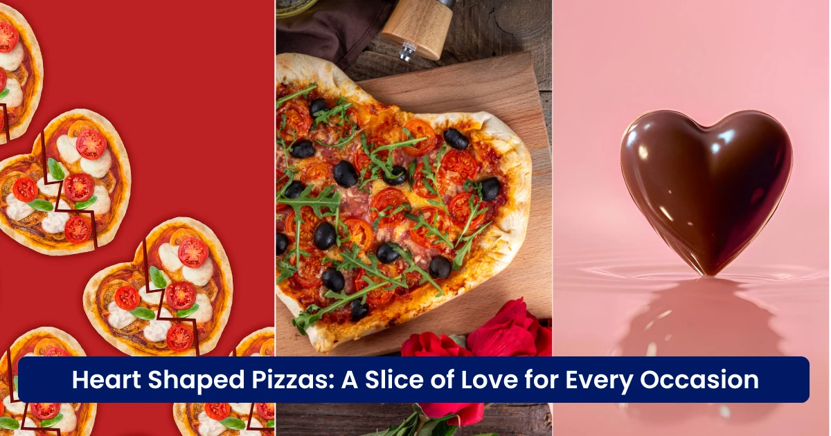 Heart Shaped Pizzas